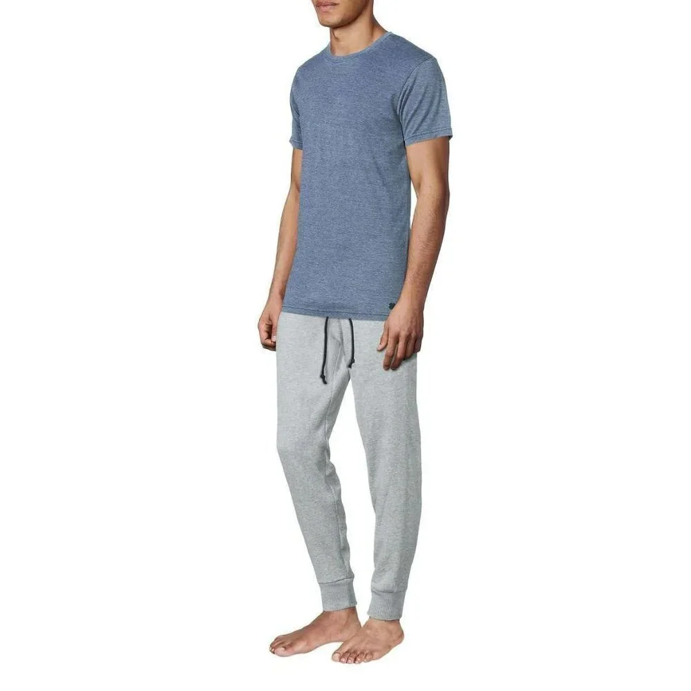 NWT Lucky Brand Men’s 2-Piece Soft Cotton Blend PJ Tee and Pants Lounge Set